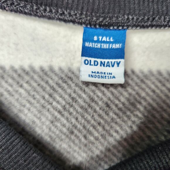 Old Navy One Piece Fleece House Lounger Long Sleeve Shorts S Tall - Picture 3 of 3